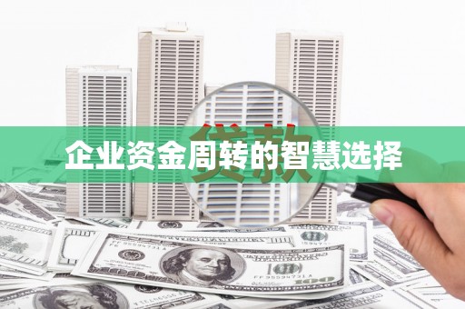扎鲁特旗企业资金周转的智慧选择