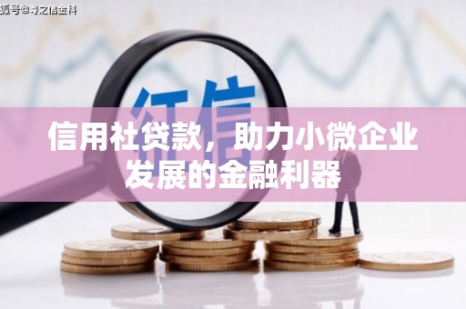 扎鲁特旗信用社贷款，助力小微企业发展的金融利器